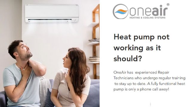 OneAir Heat Pump Service Solution in NZ